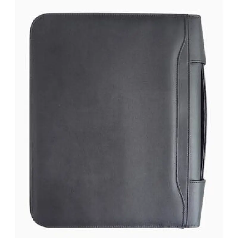 Ring Binder Portfolio with D handle and zipper pu portfolio bag