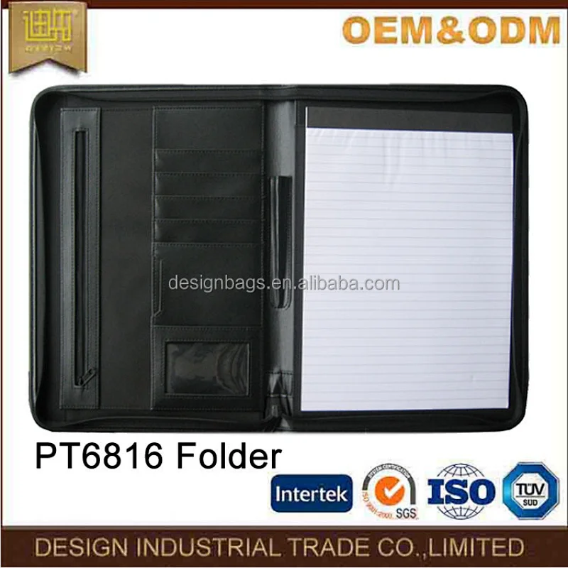 Waterproof document holder file folder men portfolio for wholesale