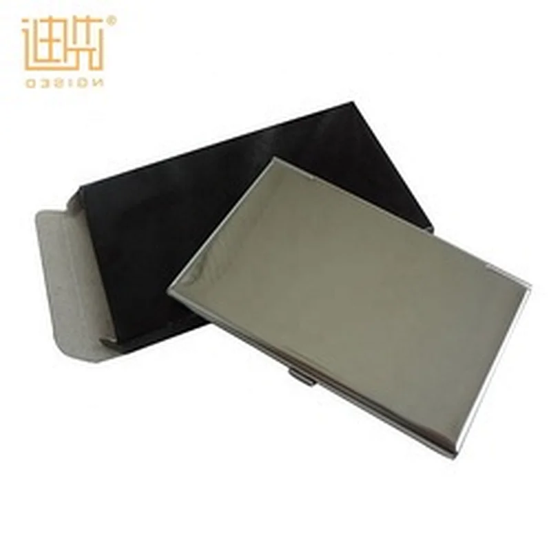 Metal stainless steel metal business card holder aluminium card case