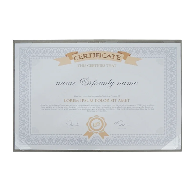 Office Products Letter Size Document Covers Wedding Achievement Graduation Certificate Holders
