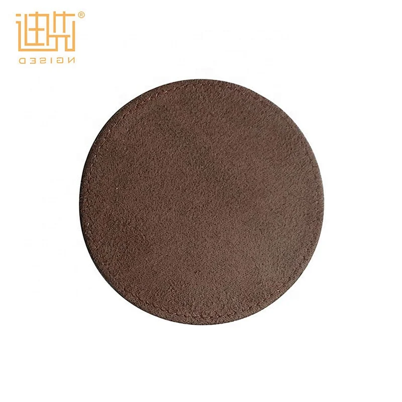 Best promotional factory new design packaging square drink PU leather coffee cup coaster set