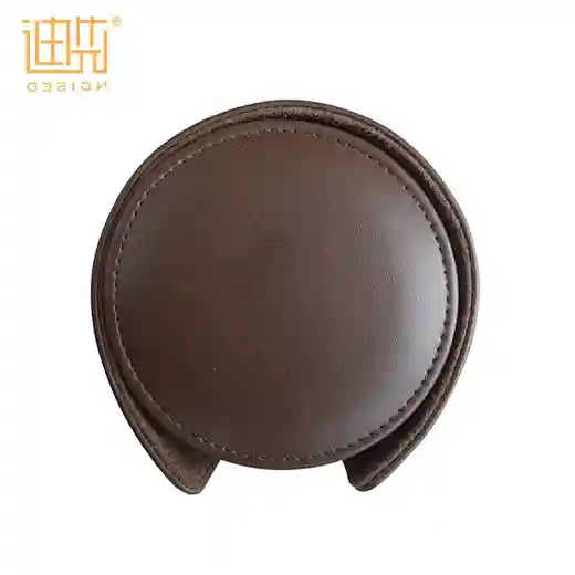 leather coffee cup coaster set