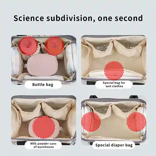 diaper bag with milk powder