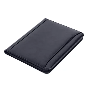Professional Executive PU Leather Business Resume Portfolio Padfolio Organizer with Tablet Sleeve Holder