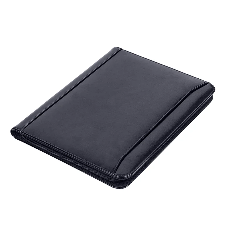Professional Executive PU Leather Business Resume Portfolio Padfolio Organizer with Tablet Sleeve Holder