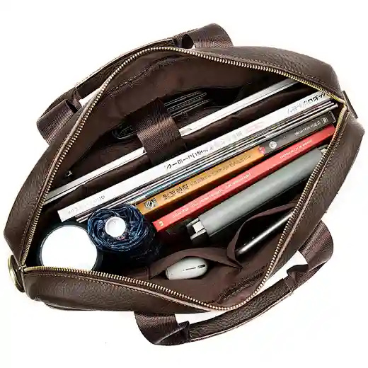 Bolsa de mensajería de cuero