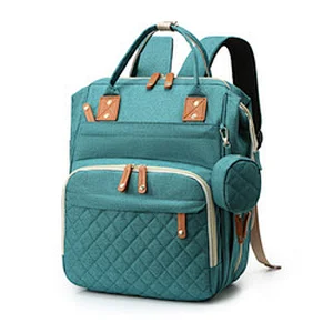 2022 Unisex Designer All In One Vegan Luxury Wide Open Stroller Baby Diaper Storage Weekend Bag Backpack