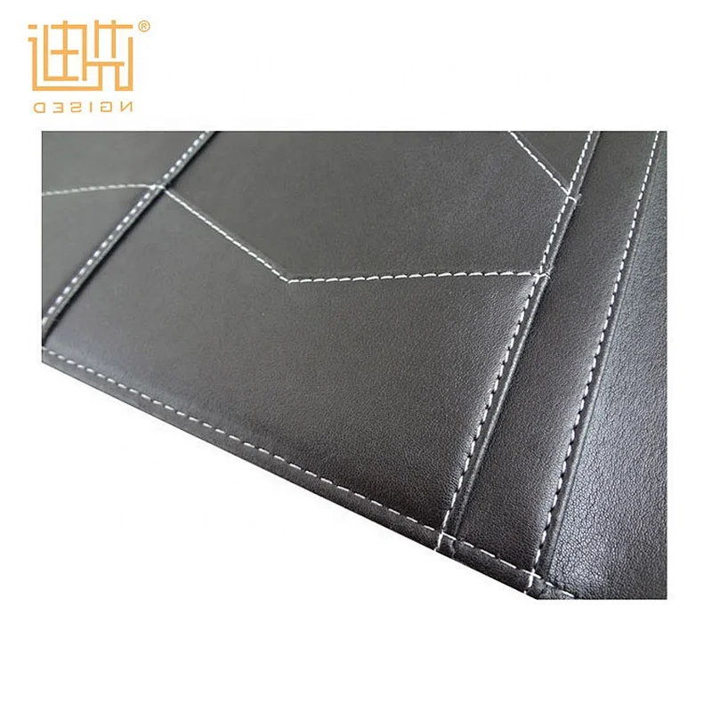 Latest Simple Design A4 Size Portfolio Folders Custom Logo Business Luxury PU Leather Portfolio