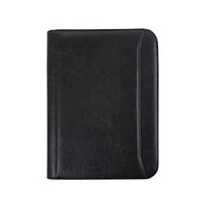 cartera de cuero con cremallera a4