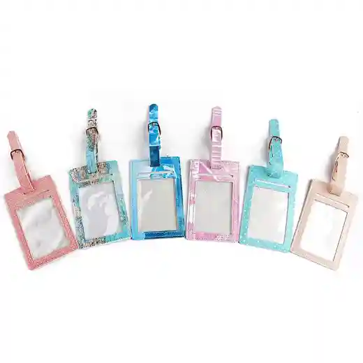 leather travel baggage bag suitcase luggage tags