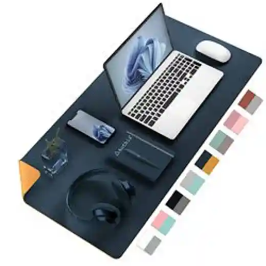 large desk pad non slip pu leather desk mouse pad