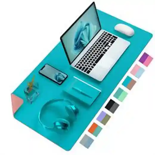 large desk pad non slip pu leather desk mouse pad