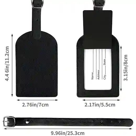 luggage tags multi color