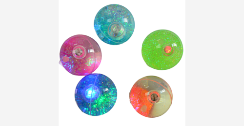 TPU novelty glitter bouncing ball | QIMENG.COM