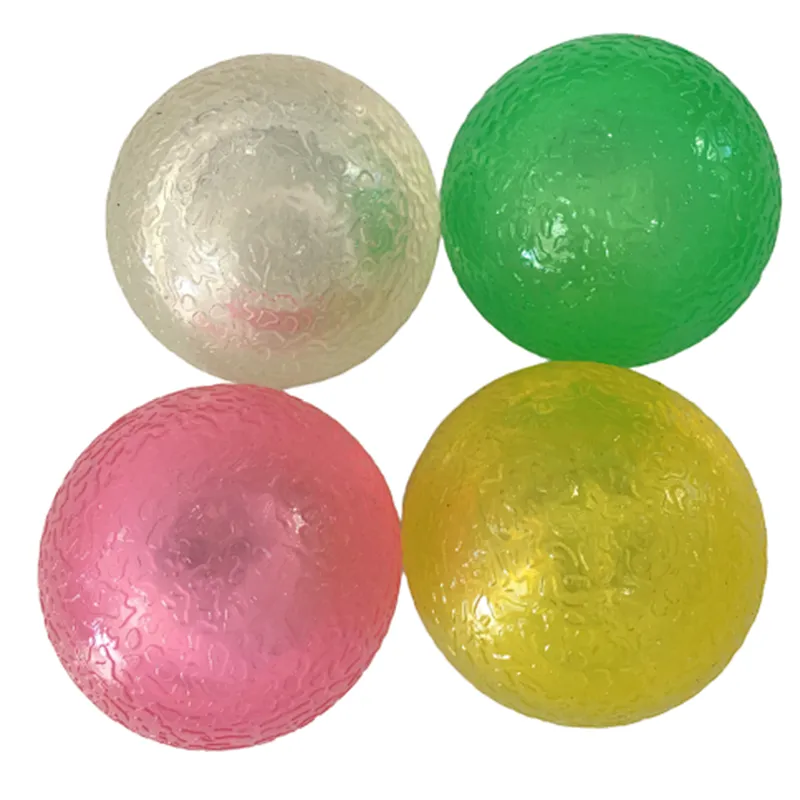 TPU novelty glitter bouncing ball | QIMENG.COM