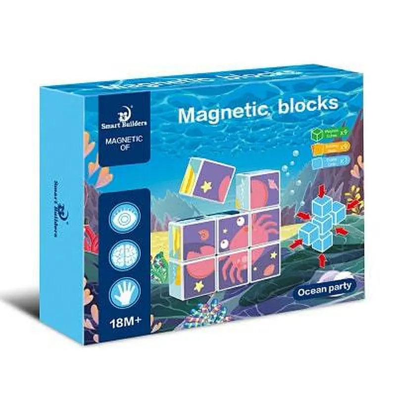 Magnetic Cube Puzzles 9 Cubes