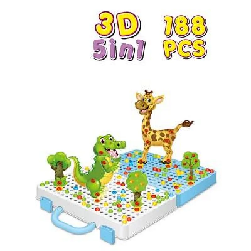 Drill Design Puzzle Set 188 Pieces