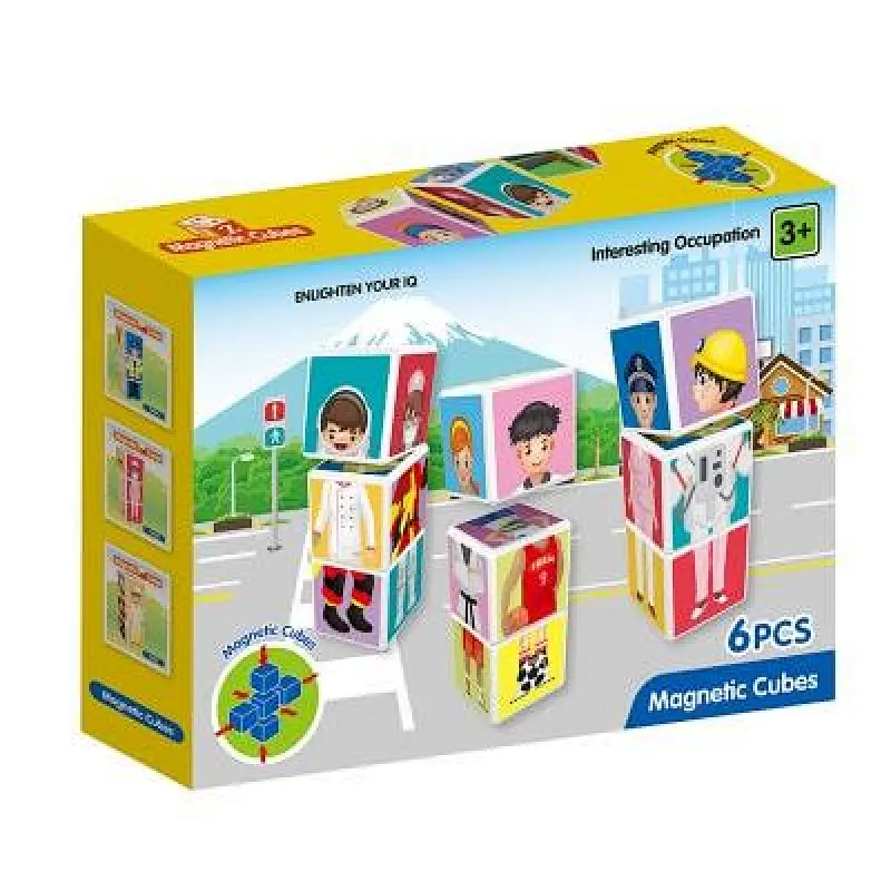 Magnetic Cube Puzzles 6 Cubes