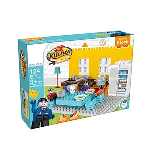 Kitchen Series Building Blocks Toys 124 Pieces