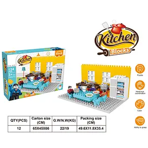 Kitchen Series Building Blocks Toys 124 Pieces