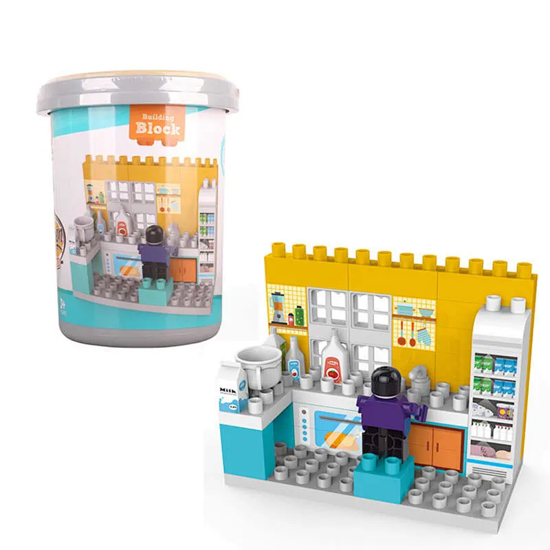 Kitchen Series Building Blocks Toys 46 Pieces