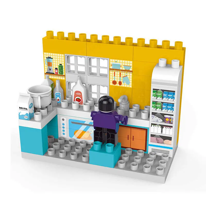 Kitchen Series Building Blocks Toys 46 Pieces