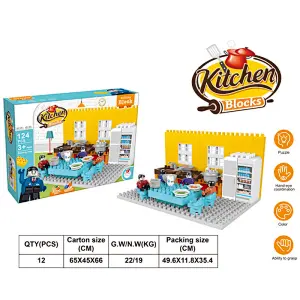 Kitchen Series Building Blocks Toys 181 Pieces