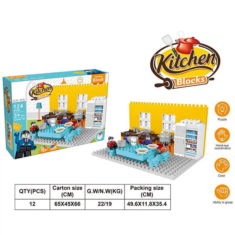 Kitchen Series Building Blocks Toys 181 Pieces