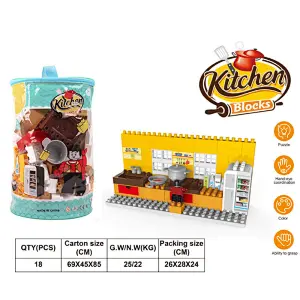Kitchen Series Building Blocks Toys 95 Pieces