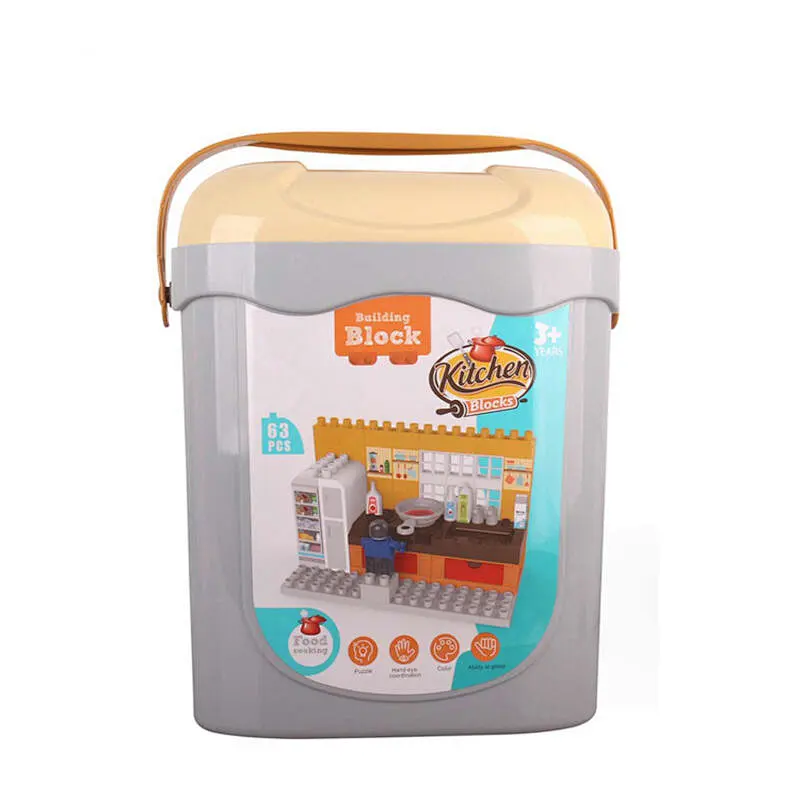 Kitchen Series Building Blocks Toys 63 Pieces