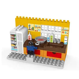 Kitchen Series Building Blocks Toys 63 Pieces