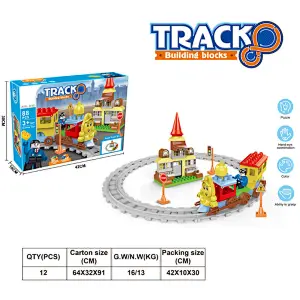 Track Series Building Blocks 88 Pieces