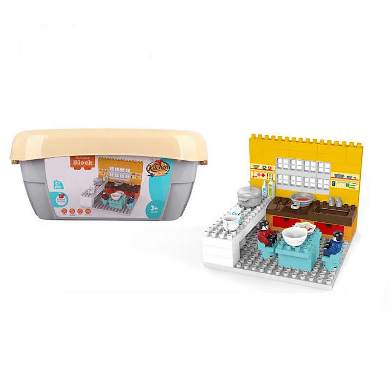 Kitchen Series Building Blocks Toys 87 Pieces