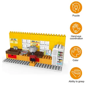 Kitchen Series Building Blocks Toys 95 Pieces