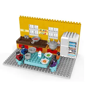 Kitchen Series Building Blocks Toys 124 Pieces