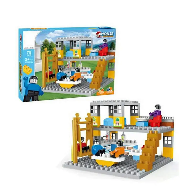 House Series Building Blocks 78 Pieces