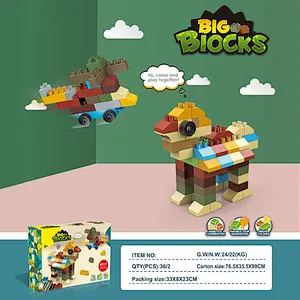 Kid Building Blocks DIY Toys 88 Pieces