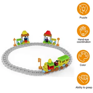 Track Series Building Blocks 92 Pieces
