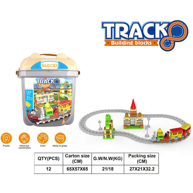 Track Series Building Blocks 123 Pieces