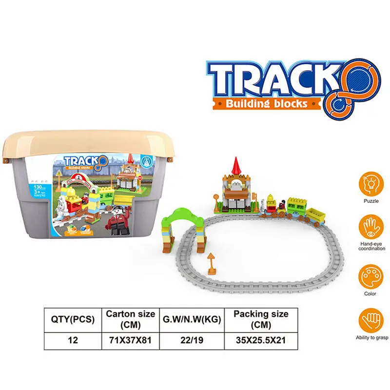 Track Series Building Blocks 130 Pieces