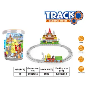 Track Series Building Blocks 109 Pieces