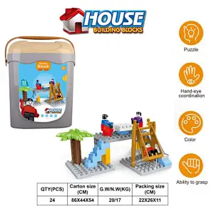 House Series Building Blocks 53 Pieces