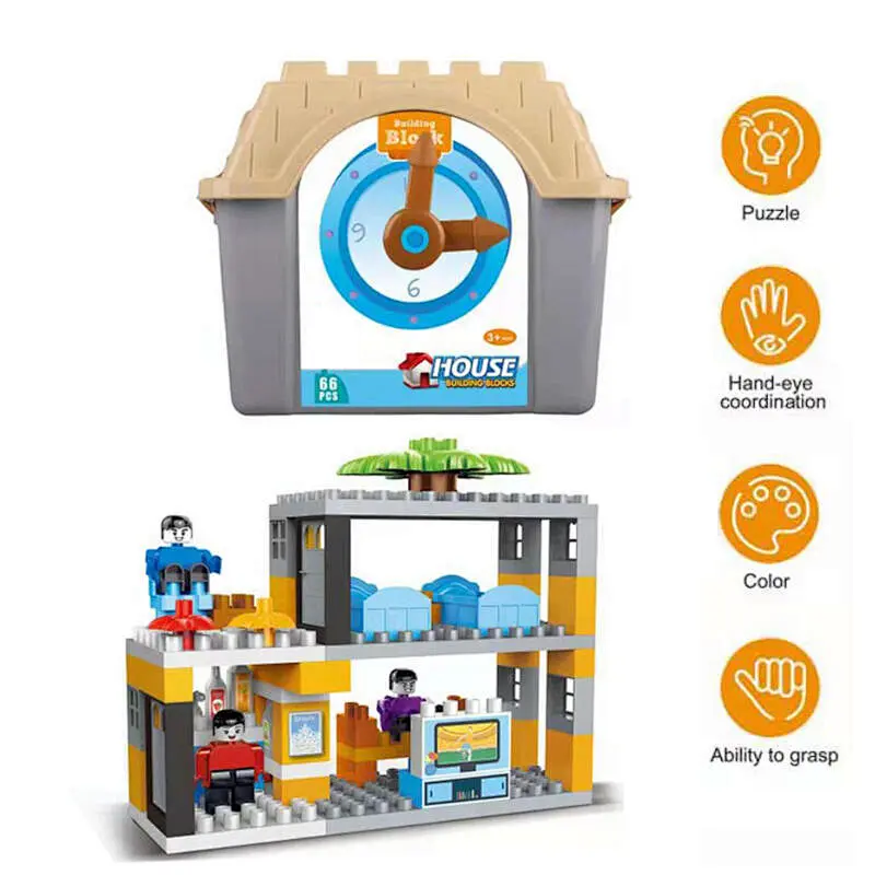 House Series Building Blocks 66 Pieces