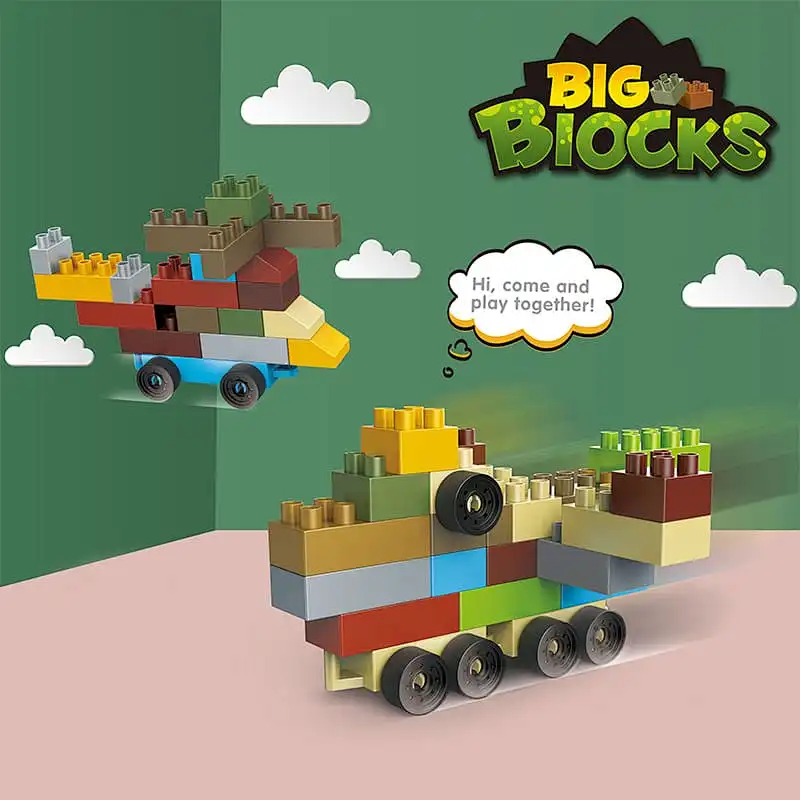 Kid Building Blocks DIY Toys 59 Pieces