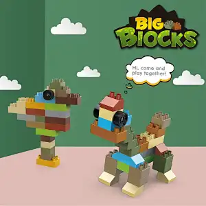 Kid Building Blocks DIY Toys 57 Pieces