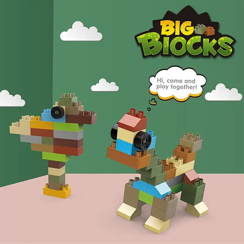 Kid Building Blocks DIY Toys 57 Pieces