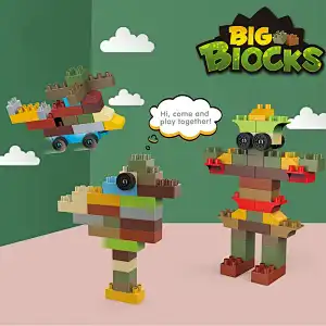 Kid Building Blocks DIY Toys 87 Pieces