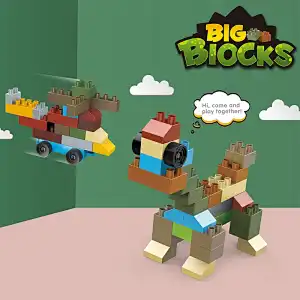 Kid Building Blocks DIY Toys 57 Pieces
