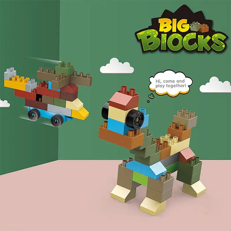Kid Building Blocks DIY Toys 57 Pieces