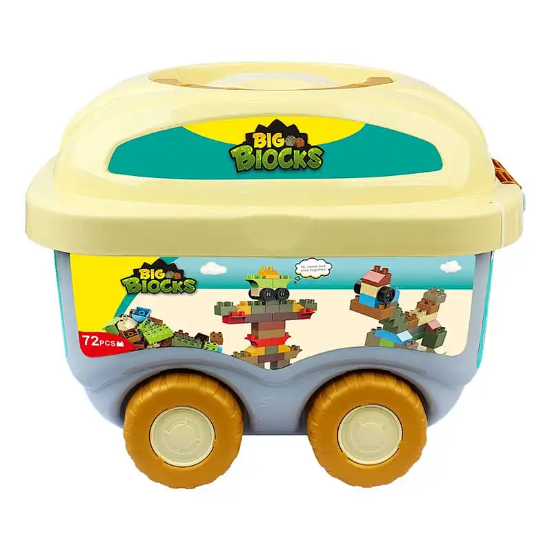 Kid Building Blocks DIY Toys 72 Pieces
